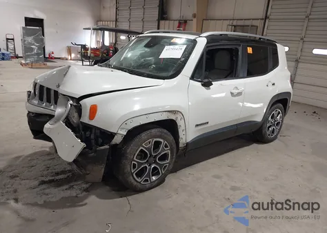 2016 Jeep Renegade Limited from USA, damaged, VIN ZACCJADT0GPC96484